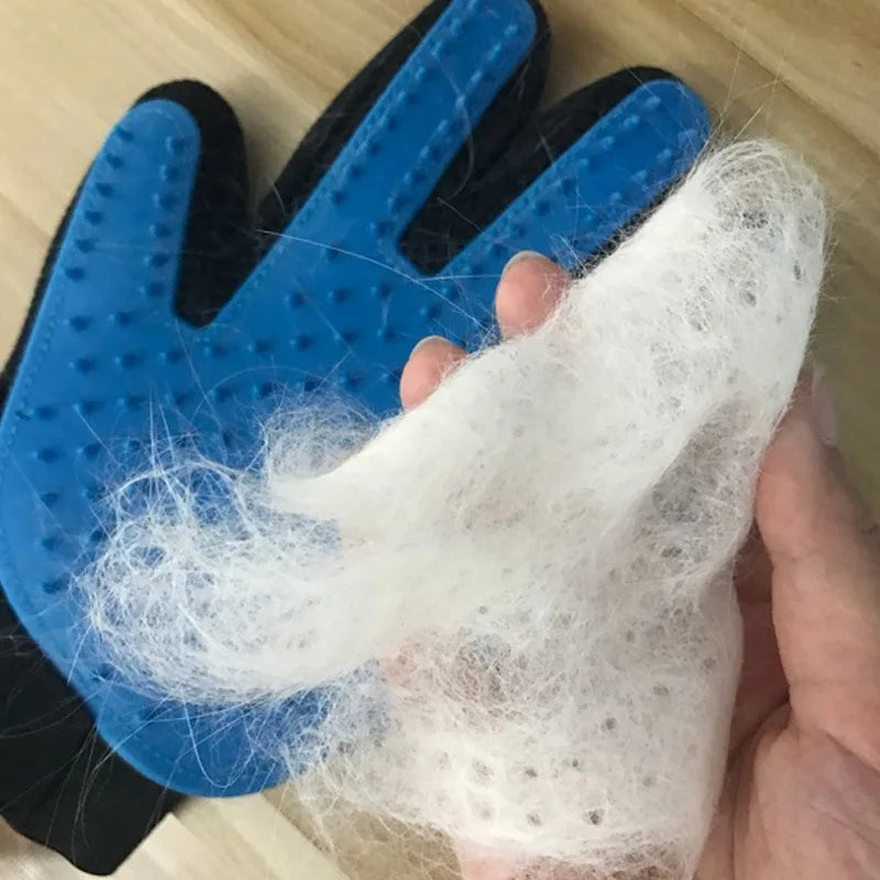 Pet Glove Cat Grooming Glove Cat Hair Deshedding Brush Gloves Dog Comb for Cats Bath Hair Remover Clean Massage Brush for Animal