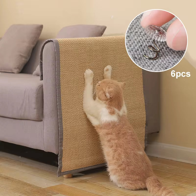Cat Scratch Sofa Protector Pad – Durable Scratch Board Mat with Nail Fixing Toy for Cats