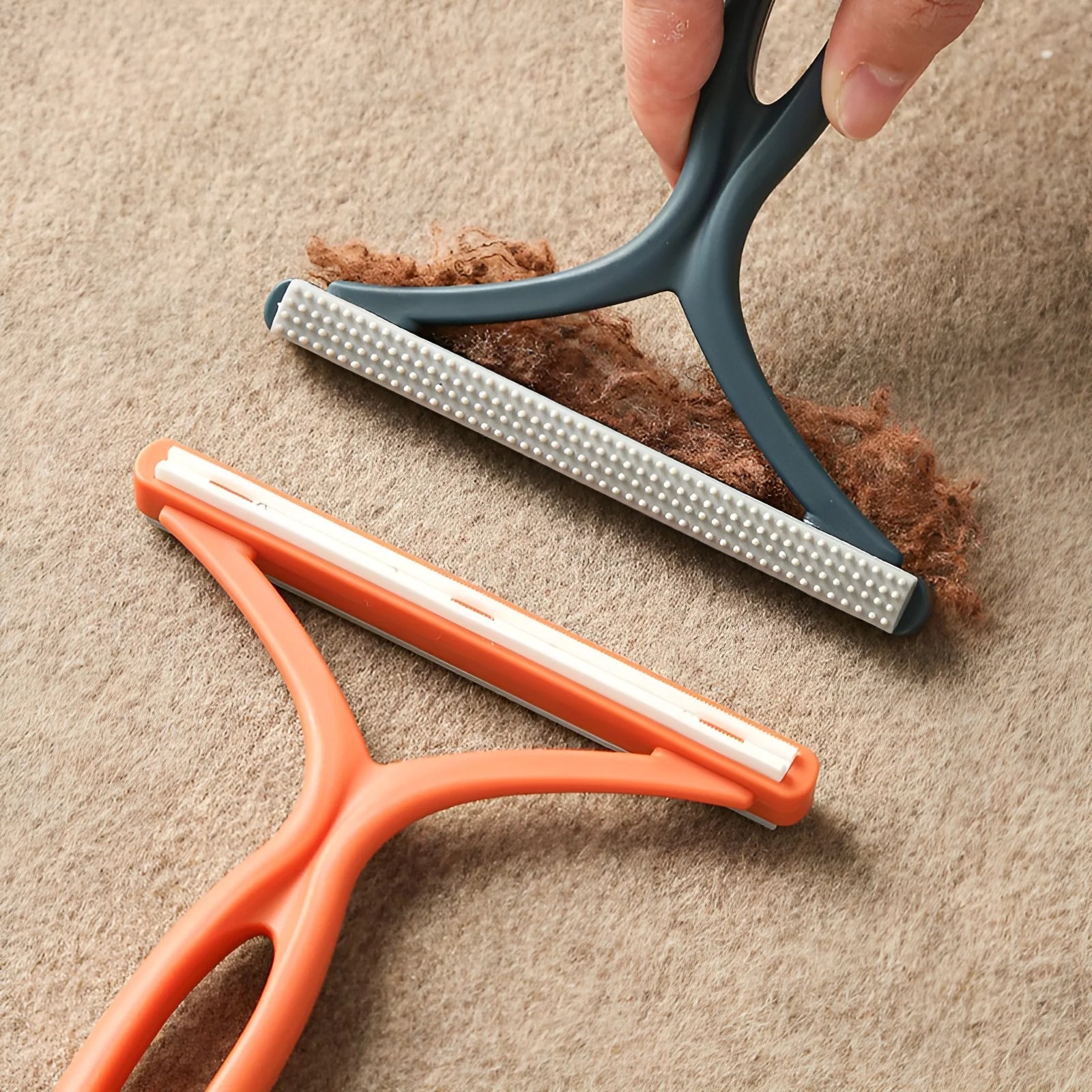 PetPaws Ultimate Anti-Slip Dual-Sided Pet Hair Remover & Grooming Brush