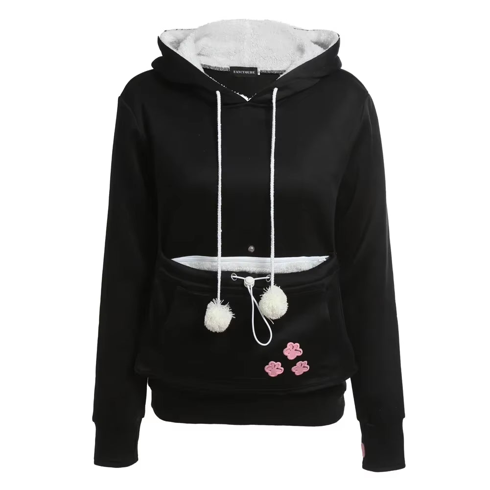 The Purr-fect Pouch Hoodie β Snuggle Your Pet Like a Marsupial in Style New