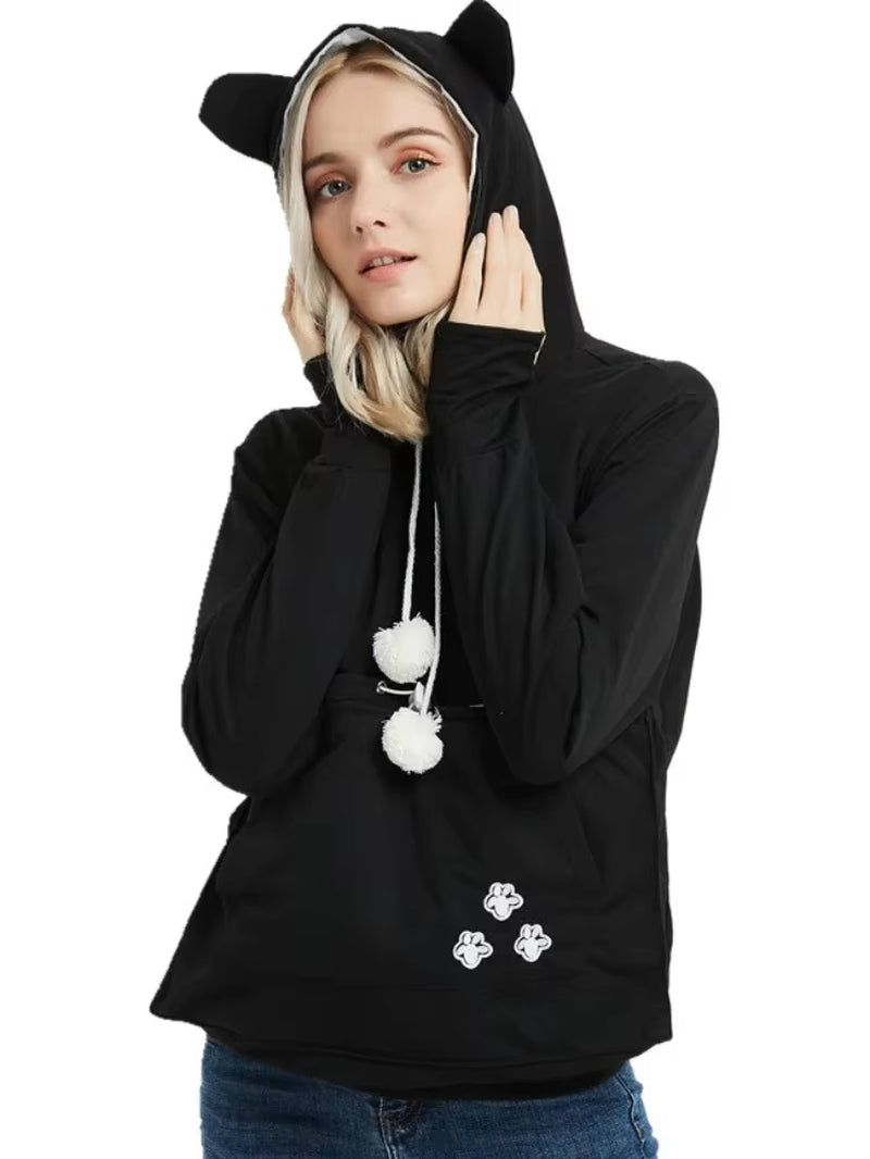 The Purr-fect Pouch Hoodie β Snuggle Your Pet Like a Marsupial in Style New