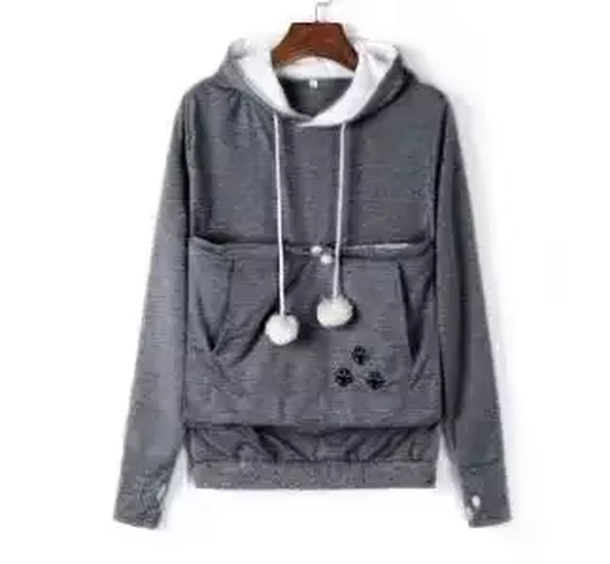 The Purr-fect Pouch Hoodie β Snuggle Your Pet Like a Marsupial in Style New
