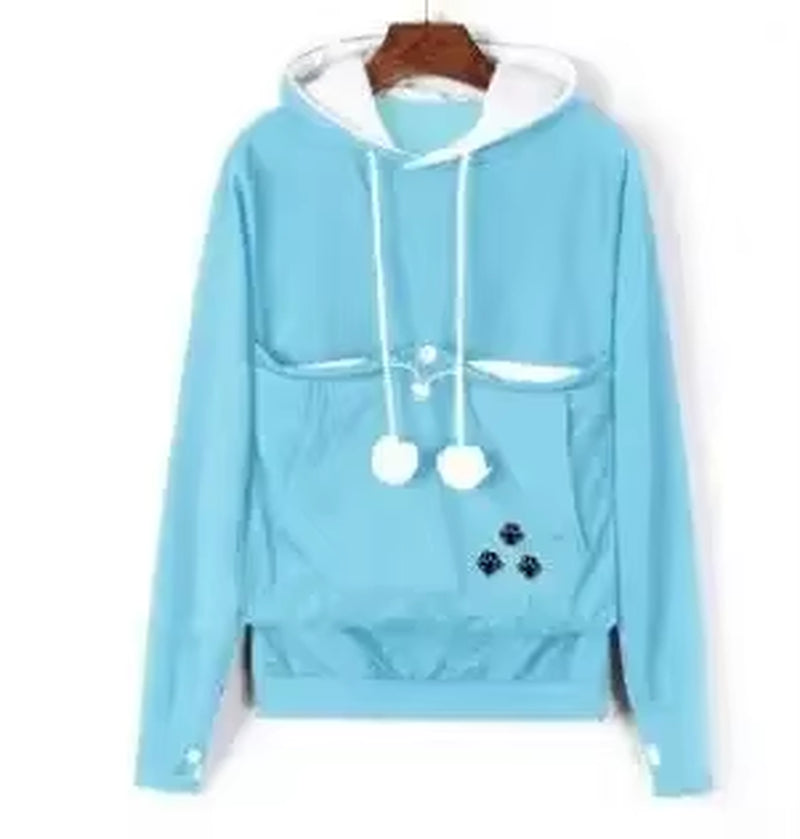 The Purr-fect Pouch Hoodie β Snuggle Your Pet Like a Marsupial in Style New