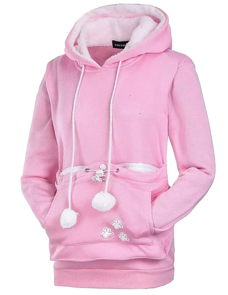 The Purr-fect Pouch Hoodie β Snuggle Your Pet Like a Marsupial in Style New
