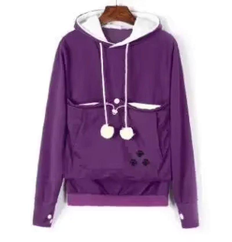 The Purr-fect Pouch Hoodie β Snuggle Your Pet Like a Marsupial in Style New