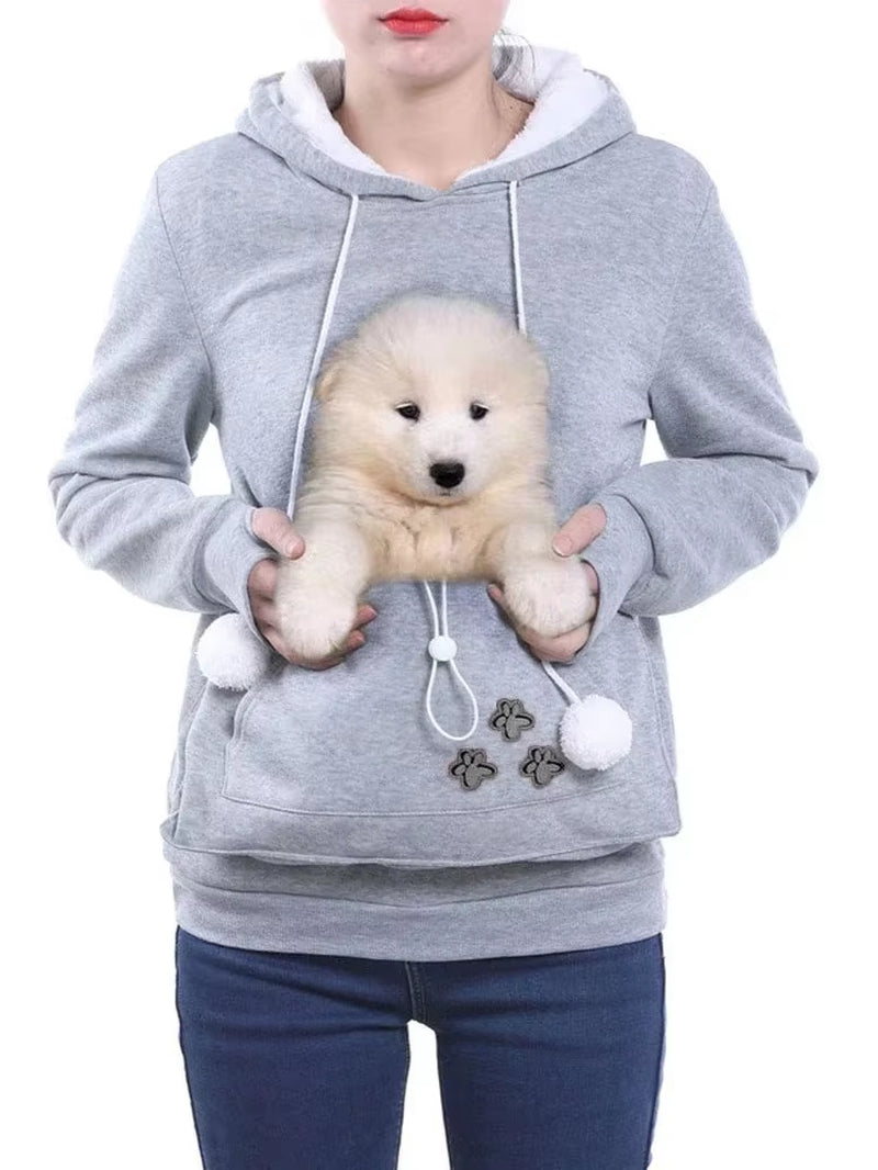 The Purr-fect Pouch Hoodie β Snuggle Your Pet Like a Marsupial in Style New