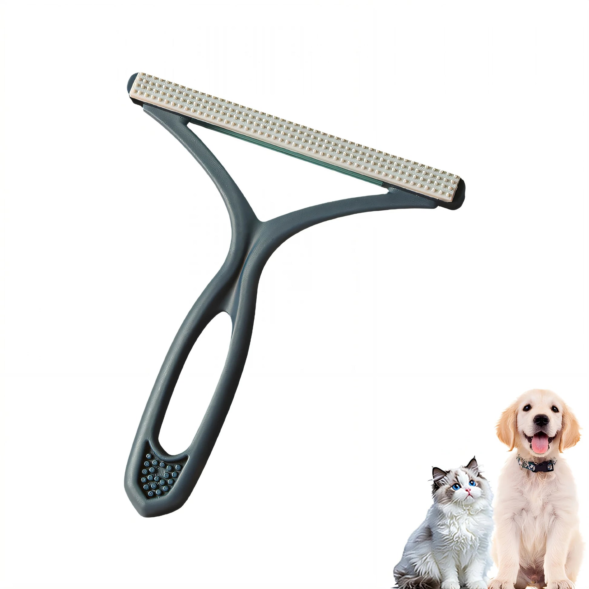 PetPaws Ultimate Anti-Slip Dual-Sided Pet Hair Remover & Grooming Brush