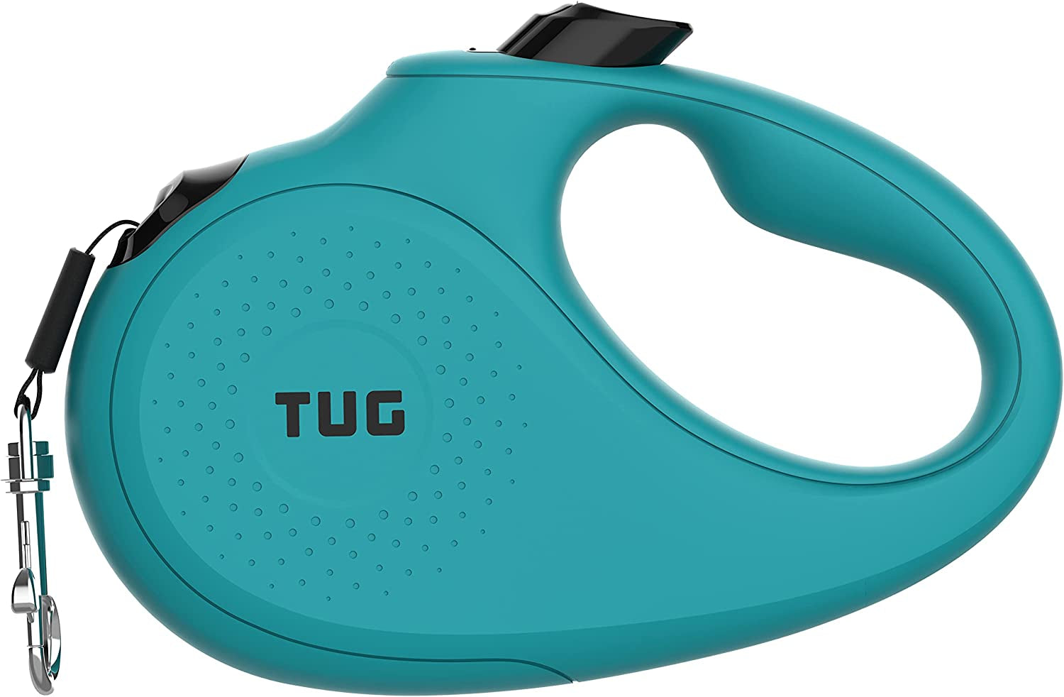 Retractable Dog Leash – 16ft Tangle-Free Nylon Tape, 360° Swivel, Durable Pet Walking Lead (Small, Aqua)