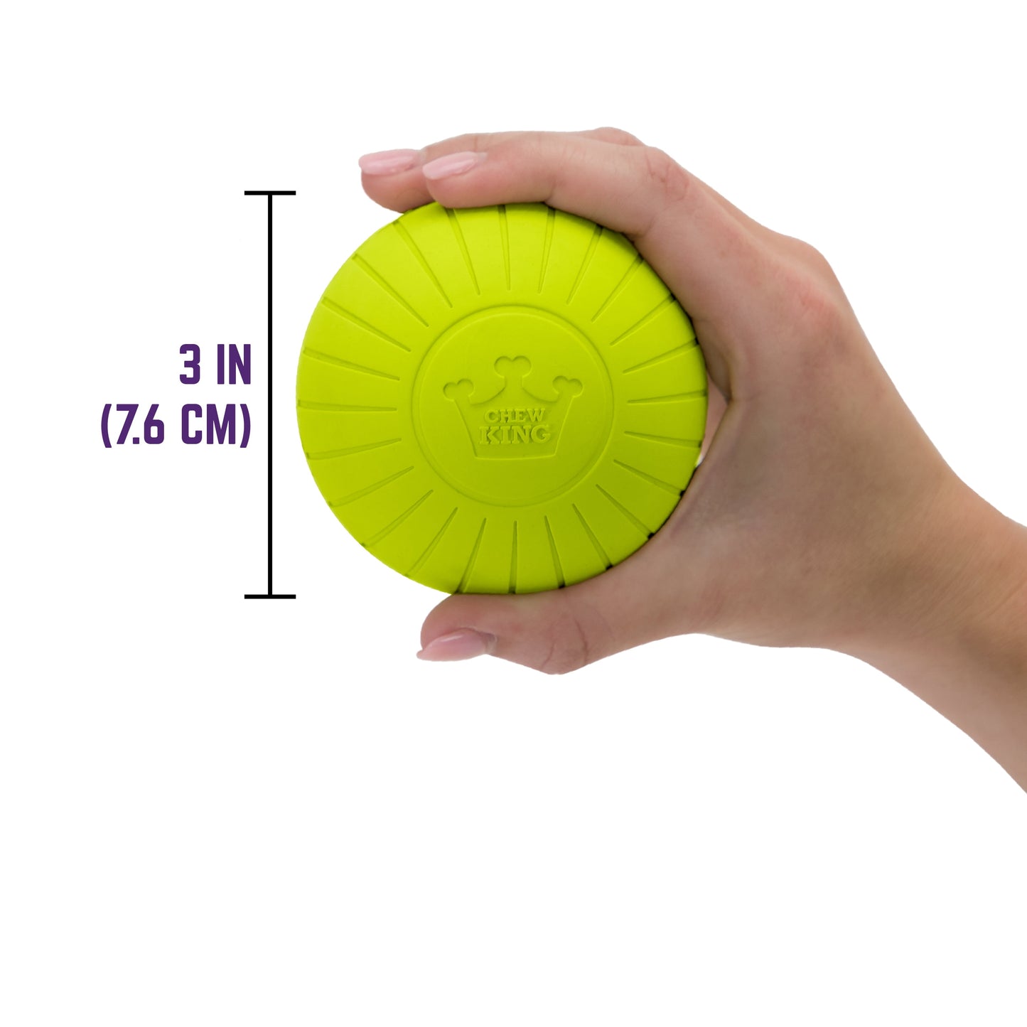 3" Durable Rubber Dog Balls – 4 Pack Strong Chew & Fetch Toys for Large Breed Dogs
