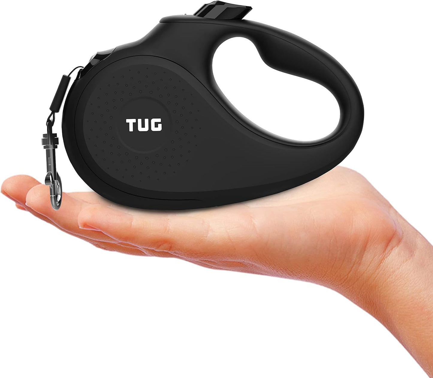 Retractable Dog Leash – 16ft Tangle-Free Nylon Tape, 360° Swivel, Durable Pet Walking Lead (Small, Aqua)
