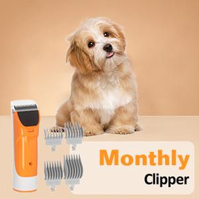 PAWING Pet Grooming Vacuum – 5-in-1 Dog & Cat Grooming Kit with Vacuum Brush for Shedding, Hair Removal & Clipping